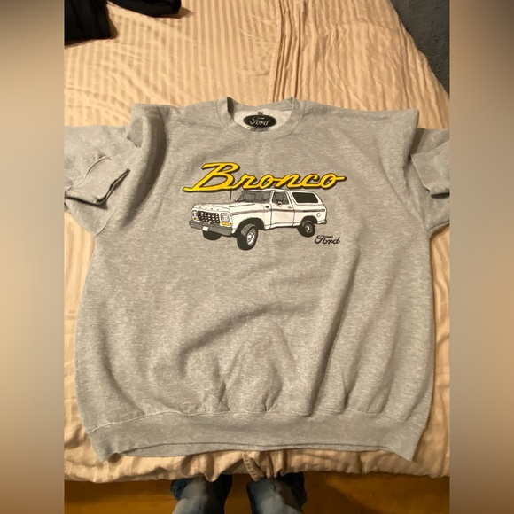Ford Grey Bronco Sweatshirt Xl - Picture 2 of 3